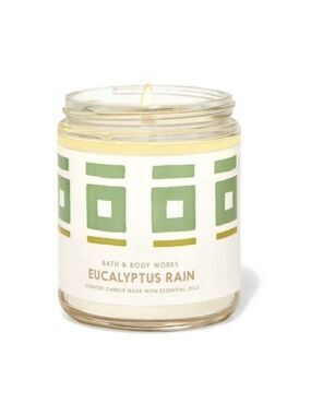 EUCALYPTUS RAIN SINGLE WICK CANDLE